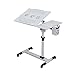 Produktbild Ergonomisch Einstellbar Laptoptisch Tragbar Sofatisch Beistelltisch mit Lüfter (weiß)