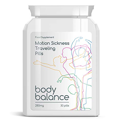 BODY BALANCE MOTION SICKNESS TRAVELING PILLS DE MOVIMIENTO ENFERMEDAD VIAJAN PÍLDORAS PARE NÁUSEA
