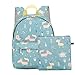Produktbild Kinder leichte Rucksack Tier Kindergarten Bookbag schöne Kind Schultasche Handtasche für Jungen mädchen Kid Bookbag Baby leinwand Daypack Cartoon geldbörse Green