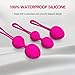 Produktbild LQmoney Wireless Remote Vibrating Egg Ben Wa Ball Kegel Übung Va-ginal USB Rechargeable Privacyy Produkt für weibliche Privacyy Produkte, Pink
