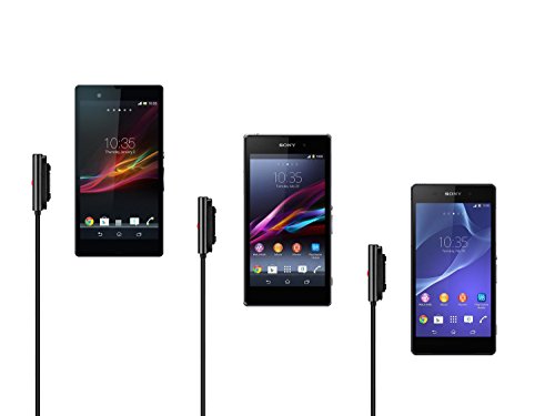 Gilsey Premium LED Magnet USB Ladekabel für Sony Xperia Z3 & Z3 Compact, Sony Xperia Z2 & Z2 Compact, Sony Xperia Z1 & Z1 Compact, Sony Xperia Z Ultra XL39h – Magnet Anschluss Adapter ? Violett - 5