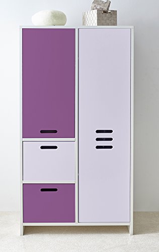 Preisvergleich Produktbild Ticaa Kleiderschrank CLOU, 2-türig