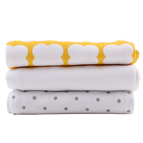 Minene Uk Ltd Dribble Cloths (Gold and Grey)