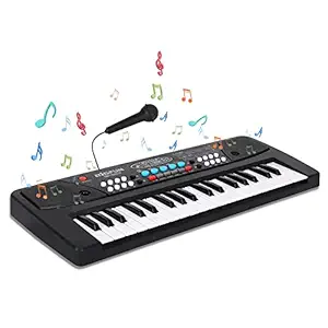 SPY Electric Piano Keyboard , Piano for Kids with Recording Microphone Portable Electronic Keyboards for Beginners Kid Musical Toys Instrumental Pianos for Children (37 Keys Keyboard Musical Piano)