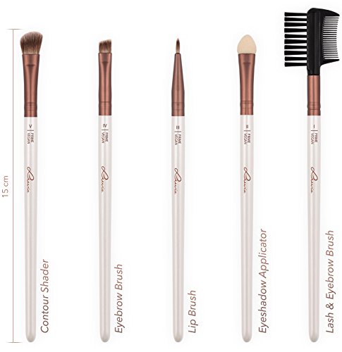Luvia Cosmetics – Prime Vegan Make Up Pinselset mit 15 Schminkpinsel im Set – Vegane Kosmetikpinsel ideal als Geschenkidee oder als Muttertag Geschenk - 6