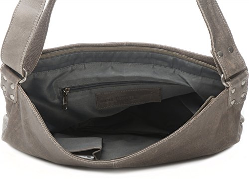 Leder Umh  ngetasche Herren Damen Messenger Bag Leder DIN A4 Ledertasche schwarz braun cognac grau blau 36 x 30 x 8 cm von REBELS   LEGENDS