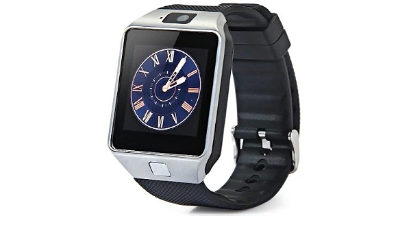 DZ09D Single SIM Smart Watch Phone Silver MTK6261 fotocamera Bluetooth con  Dialer sonno monitor sedentario promemoria messaggio sincronizzazione per  tutti gli smartphone : Amazon.it: Elettronica