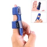 Una talla para todos los dedos. La abrazadera para dedo de la férula de mano de tamaño universal se puede usar en cualquier dedo, incluido el dedo medio, índice, anular o meñique.