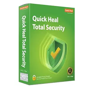 Quick Heal Total Security Latest Version - 1 PC, 1 Year (DVD)