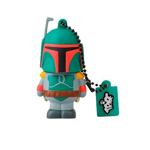 Llave USB 16 GB Boba Fett - Memoria Flash Drive 2.0 Original Star Wars, Tribe FD007503