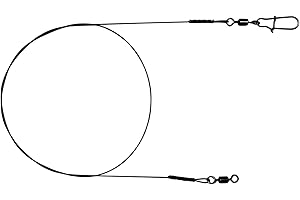 ‎PETRI'S CATCH 2016 PetrisCatch 2er Set geflochtene 1x7 Titan Vorfächer mit Karabiner, 40cm, 12kg/20kg, Hecht