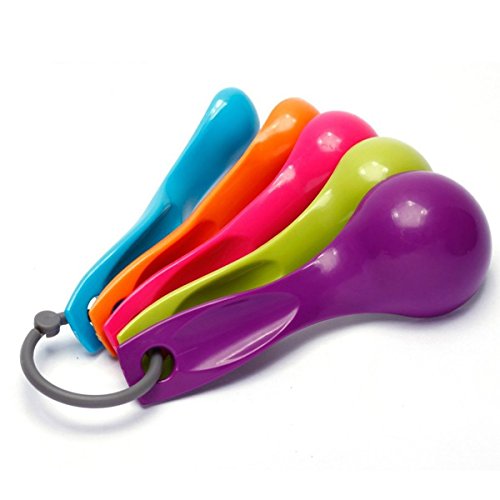 JUNGEN Kunststoff Messlöffel Set Colourworks Fünfteiliges Messlöffel Set 5 stk - 8