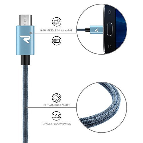 C ble Micro USB Chargeur Samsung 2m 6 5ft Rampow - GARANTIE A VIE - Charge Synchro Rapide - C ble USB Nylon en Filet 2 4A pour Samsung S7 S6 Wiko reviews C ble Micro USB Chargeur Samsung 2m 6 5ft Rampow - GARANTIE A VIE - Charge Synchro Rapide - C ble USB Nylon en Filet 2 4A pour Samsung S7 S6 Wiko