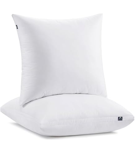 Oreiller Mémoire De Forme - Flocons De Mousse à Mémoire De Forme – Ergonomique Et Confort Respirant Pour Un Sommeil Réparateur – Enveloppe Microfibre – Certifié OEKO-TEX (65x65 Cm, 2, Unité