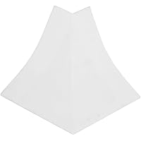 HOLZBRINK Außenecke passend zum Dekor Ihrer Abschlussleisten Weiß Außenkante PVC Küchenabschlussleiste 23x23 mm