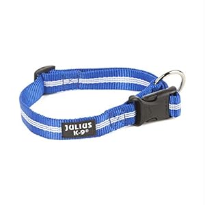 Julius-K9 214HB-IDC-NL-B Collar de Correas Tubulares IDC, 25 mm x 39-65 cm, Azul