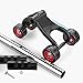 Produktbild Rutschfest 3/4-Räder Innovatives ergonomisches Abdominal-Roller-Carving-System - Heim-Gymnastik-Boxtrainingsgeräte Ab-Roller-Wheel-Fitnessgeräte dauerhaft ( Farbe : Schwarz , Größe : 31*28*11.5cm )