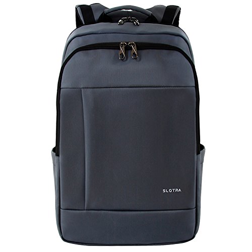 Slotra Laptop Business Rucksack 15,6-17 Zoll Grau Sport Schule Jungen Ourdoor Uni Student Büro Dayback Notebooktaschen - 8