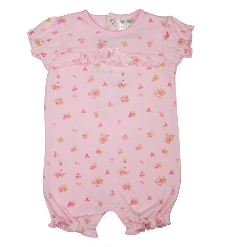 BABYTOWN Baby Girls 100% Cotton Rompers Premature - 6 Months Ditsy / Dotted