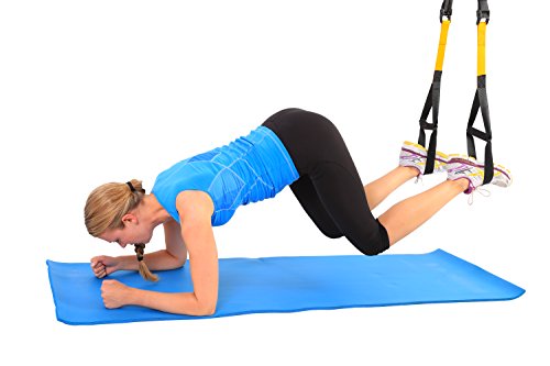 SportPlus Schlingentrainer Professional, Profi-Handgriffe, inkl. Türanker, Karabinerbefestigung und Transportbeutel, schadstoffgeprüft, SP-TX-002 - 8