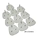 TWGM - 20 Pack - White Plastic Plug Socket Covers Child Safety