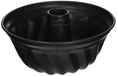 Zenker 6526 Moule à Kouglof Acier Inoxydable Noir Métallique Diamètre 22 cm