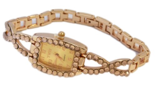 Rose Damenuhr Strass BU-44