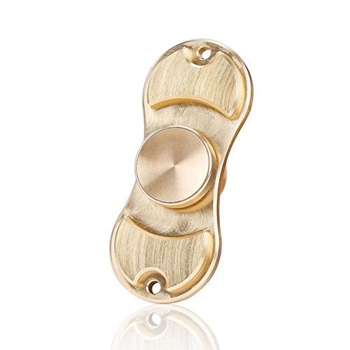 Tmei Finger spinner Hand spinner Fidget Killing time Stress alleviation Toy (gold)