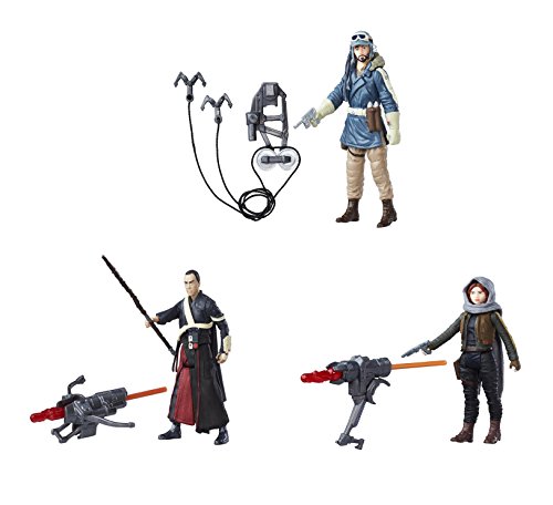 3 Stück Star Wars Figuren, Rebel Bundle bestehend aus Jyn Erso, Cassian Andor und Chirrut Imwe thumbnail