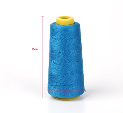 12tlg. Overlockgarn Nähgarn 18000M 40/2 mehrfarbige Overlock ilauke Nähen Garn je Kone 1500 Meter (1640 Yard) 100% Polyester - 3