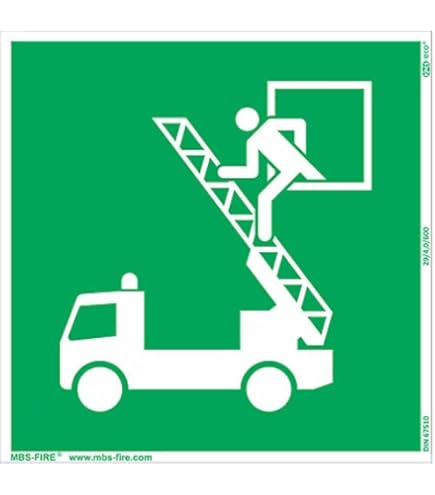 Fluchtweg Schild Nachleuchtend - Notausgang Aufkleber ASR A1.3 ISO 7010
