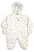 Nursery Time ABC 123 Snowsuit - White - 0-3 Months