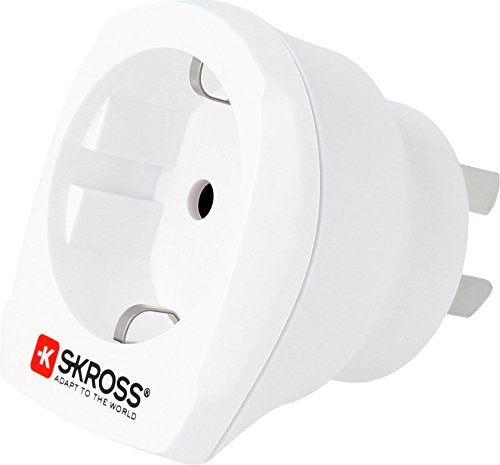 SKROSS Country Adapter Europe to Australia: Reiseadapter für Reisen aus Europa in Länder, die den australischen Standard verwenden
