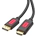 Produktbild rocabo 1017 DisplayPort zu HDMI Kabel, Displayport (DP) auf HDMI, DisplayPort (Stecker M) zu HDMI (Stecker A), für PC, Computer, TV, Beamer, inkl. Audio-Übertragung, 1080p FULL HD, 1,00m, schwarz