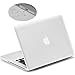 Produktbild LENTION Matte Hartschale für MacBook Pro (13", Mitte 2010 zu Mitte 2012) Modell-A1278, LENTION Durchsichtige Plastikabdeckung & Schale für Mac Book Laptop, matte Hülle mit Gummifüßen, mit Anti-Staub Port Stecker - Transparent Weiß