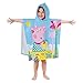 Produktbild KK Peppa Pig Badeponcho Kapuze Duschtuch Badetuch Strandtuch 60x120cm