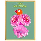 Kunstdruck - Illustration - Style With Attitude - A4 Größe