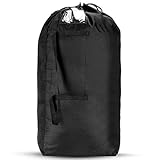 ✅ 【 Mochila de protección】 Protege la mochila durante el control de seguridad en el aeropuerto contra la abrasión, ya que es fácil de transportar y proteger al hacer senderismo y explorar. 95 x 41 x 33 cm, tamaño regular, apto para la mayoría de mochilas (60 - 95 L) en el mercado.