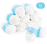 lana para bebe Hilos de la calidad de la absofine son suave y cálida, schrumpffrei, resistente, estable, lavable a máquina 40 °C