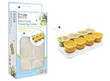 Baby Weaning Food Freezing Cubes Tray Pots Freezer Storage Containers BPA Free