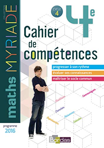 Télécharger Myriade Cahier compétences 4e 2018 PDF Ebook En Ligne
