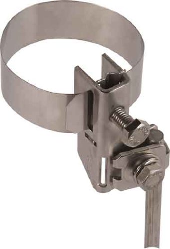 Dehn+Söhne Antennen-Bandrohrschelle 540 100 D 27-165mm NIRO Erdungsrohrschelle 4013364094109