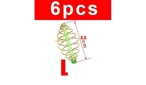 Buy Generic 6pcs Inline Bait Feeder Spring For Carp Fishing Fresh