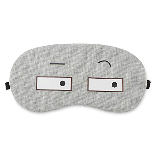 Visual Echoes Lightweight & Comfortable Soft Cotton Sleep Eye Mask With Cooling Gel Inserts, Ultimate Sleeping Aid/Blindfold, Light Blocking Eyeshade, Quirky Eyes Print, Pastel Green Color RS.339.00