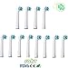 Produktbild Sohv® Cross Action Ersatzbürstenköpfe kompatibel mit Oral-B elektrischen Zahnbürstengriffen. Ersatz für EB50 und andere. Voll kompatibel mit Oral-B Schwarz, Deep Sweep, SmartSeries, ProSeries, Triumph, Advance Power, ProfessionalCare, ProfessionalCare SmartSeries, Vitality Floss Action, Vitality Dual Clean, Vitality CrossAction, Vitality Precision Clean, Vitality Pro White, Vitality Sensitive, Vitality TriZone.Standard,weiß,12 Stück(3er-Pack)[4,8,12,16,20,24 Stück Verfügbar].