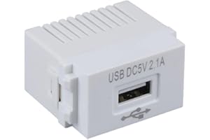 Niejgay Module d'alimentation USB Prise 220 V Transformateur 5 V 2,1 A Adaptateur de Commutation de Prise de Courant de Charge USB 1 Pièce