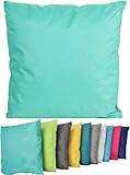 Coen Bakker Outdoor Lounge Kissen 45x45cm Dekokissen Wasserfest Sitzkissen Garten Stuhl Lotus Effekt, Farbe:Aqua Coen Bakker Outdoor Lounge Kissen 45x45cm Dekokissen Wasserfest Sitzkissen Garten Stuhl Lotus Effekt, Farbe:Aqua