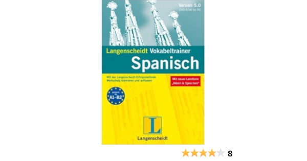 Langenscheidt Vokabeltrainer Spanisch 5 0 1 Dvd Rommit Der Langenscheidt Erfolgsmethode Wortschatz Trainieren Und Aufbauen Amazon De Software