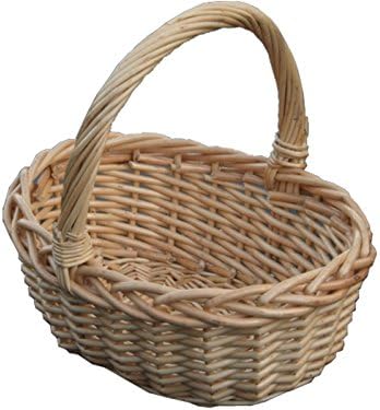 Mini Wicker Shopping Basket - Flower - Trick or Treat - Easter