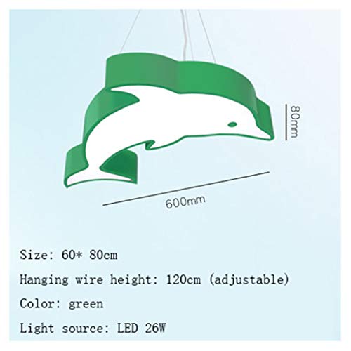 Preisvergleich Produktbild Leuchter Des Kreativen Lichtes Beleuchtet Spielplatzschwimmbeckendelphinleuchter (Farbe : A)